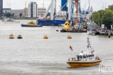 De loodsboot Libra van Loodswezen tijdens een demo op de Wereldhavendagen in Rotterdam