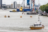 De loodsboot Libra van Loodswezen tijdens een demo op de Wereldhavendagen in Rotterdam