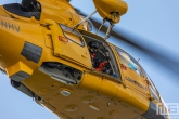 De SAS helicopter tijdens een demo op de Wereldhavendagen in Rotterdam