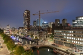 De Wijnhaven in Rotterdam met de bouw van The Muse en CasaNova