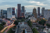 Het uitzicht op de Willemswerf, Oude Haven, Witte Huis en Haringvliet in Rotterdam