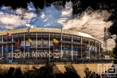 Te Koop | Het Feyenoord Art Stadion De Kuip in Rotterdam in kleur zwart
