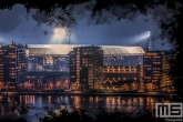 Te Koop | Het Feyenoord Art Stadion De Kuip in Rotterdam tijdens een speelavond