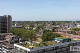 Het groene dak van Dakakkers op het Schieblock in Rotterdam