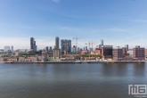 Het uitzicht op Katendrecht in Rotterdam met de Fenix Lofts