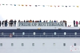 De P&O Ferries Pride of Rotterdam tijdens de Wereldhavendagen 2019 in Rotterdam