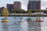 De Rijnhaven tijdens een demonstratie op de Wereldhavendagen 2019 in Rotterdam