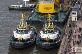De Sleepboot Multratug 32 en 33 tijdens de Wereldhavendagen 2019 in Rotterdam