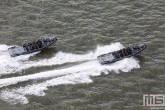 De mariniers tijdens een demonstratie op de Wereldhavendagen 2019 in Rotterdam