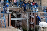 Een sluiswachter op het nautische festijn de Furieade in Maassluis 2019