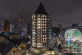 Het Potlood, Markthal Rotterdam in Rotterdam in kerstsfeer