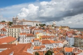 Het klooster São Vicente de Fora in Lissabon in Portugal