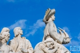 Het monument Padrão dos Descobrimentos in Belém in Lissabon in Portugal