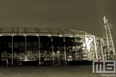 Het Feyenoord Stadion De Kuip in Rotterdam by Night