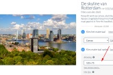 Her Euromastpark in Rotterdam met schitterende  Hollandse wolken (3x2 formaat)