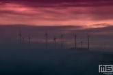 Het windmolenoark in de regio van Echternach in Luxemburg