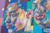 Het Pow! Wow! Rotterdam 2020 Festival met kunstenaar Dourone Audrey