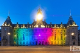 Het aller aller mooiste en kleurrijkste stadhuis van Rotterdam op de Coolsingel