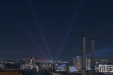 Het uitzicht op Rotterdam Verlicht in Rotterdam-Zuid vanuit een unieke locatie