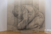 De Art Rotterdam Week 2021 in Rotterdam met een doek van kunstenaar Carolein Smit