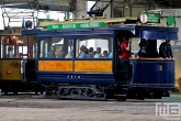 Het Trammuseum Rotterdam van Stichting RoMeO met de tram van tramlijn 1 en 5