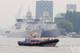 De reddingsboot van de KNRM van de Wereldhavendagen in Rotterdam
