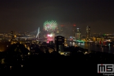 De vuurwerkshow van de Wereldhavendagen in Rotterdam