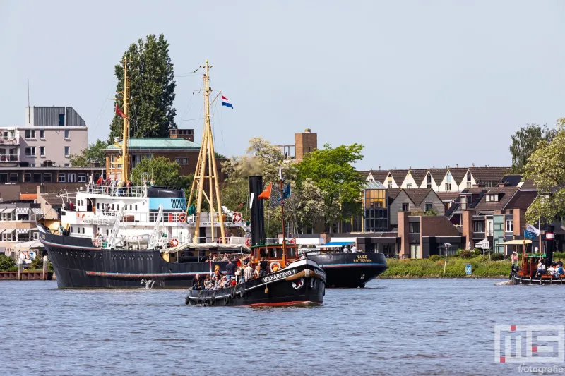 De stoomschepen op het Stoomevenement Dordt in Stoom in Dordrecht