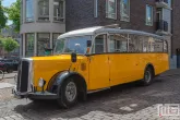 Een historische autobus op het Stoomevenement Dordt in Stoom in Dordrecht