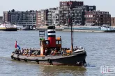 Het stoomschip Dockyard IX op het Stoomevenement Dordt in Stoom in Dordrecht