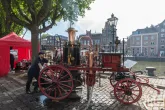 De stoombrandweer uit Salzburg op het Stoomevenement Dordt in Stoom in Dordrecht