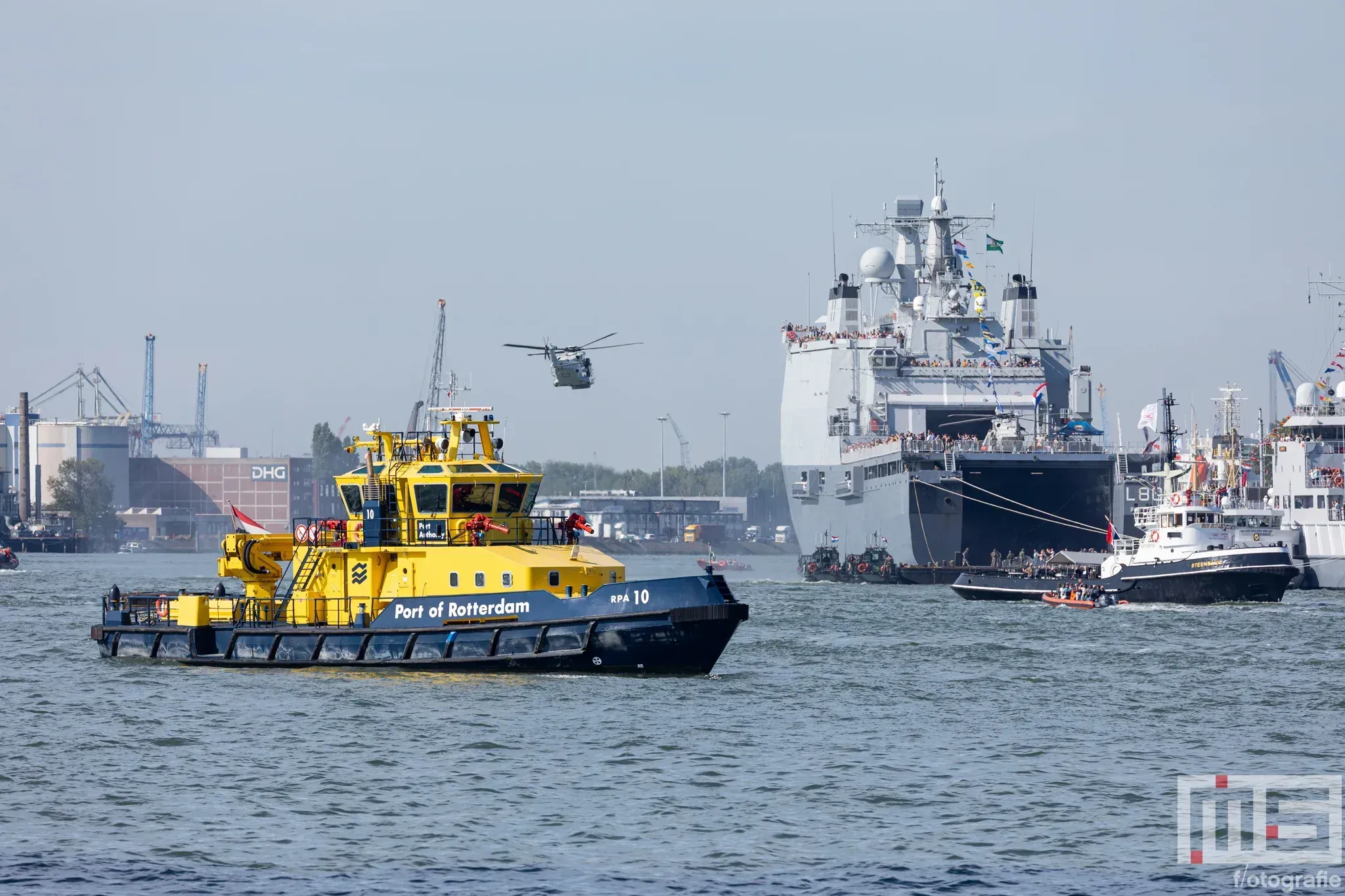 De Wereldhavendagen 2022 in Rotterdam met de RPA10 en de Koninklijke Marine