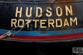 Een detail van het schip Hudson Rotterdam tijdens de Furiade in Maassluis
