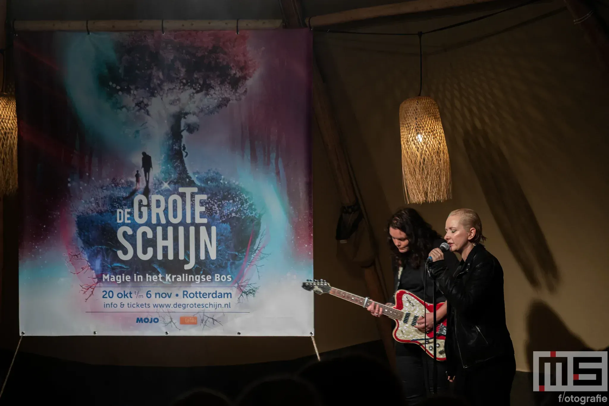 De opening van De Grote Schijn in het Kralingse Bos in Rotterdam