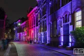 Dwaalspoor in Dordrecht tijdens de Dordtse December Dagen schitterende straatverlichting
