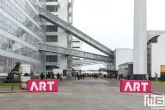 De ingang van Art Rotterdam in de Van Nelle Fabriek in Rotterdam