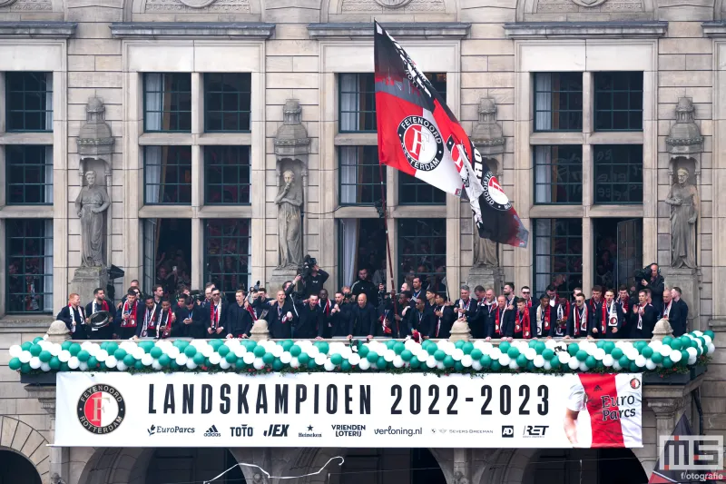 Te Koop | Feyenoord gehuldigd op de Coolsingel in Rotterdam als kampioen