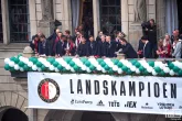 Feyenoord bekroond als kampioen op de Coolsingel in Rotterdam