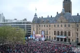 Rotterdamse Coolsingel barst uit zijn voegen bij Feyenoord's huldiging met geweldige supporters