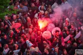 Rotterdamse Coolsingel is één en al feest bij de huldiging van Feyenoord