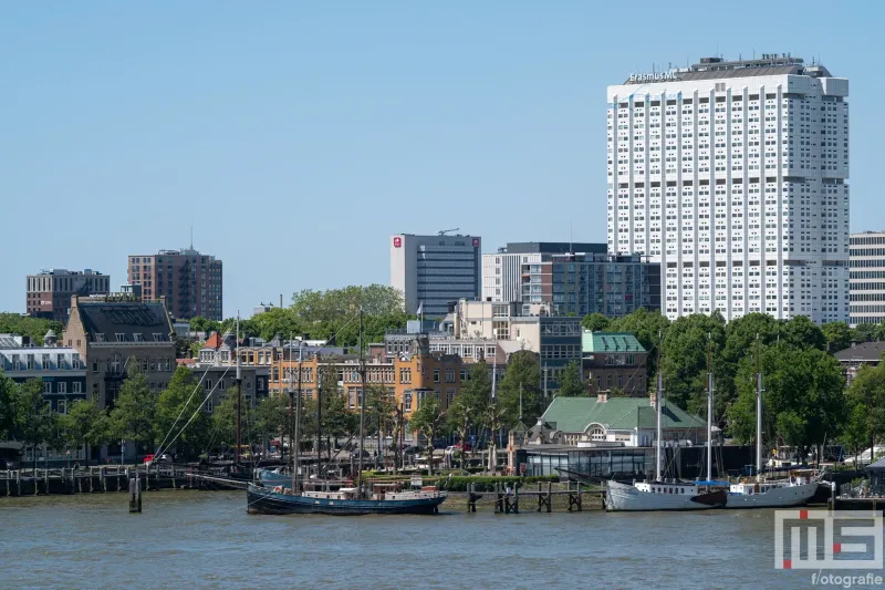 Het uitzicht op de Veerhaven in Rotterdam tijdens de Dakendagen