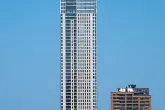 Het uitzicht op de Zalmhaventoren Rotterdam tijdens de Dakendagen