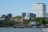 Het uitzicht op de Veerhaven in Rotterdam tijdens de Dakendagen