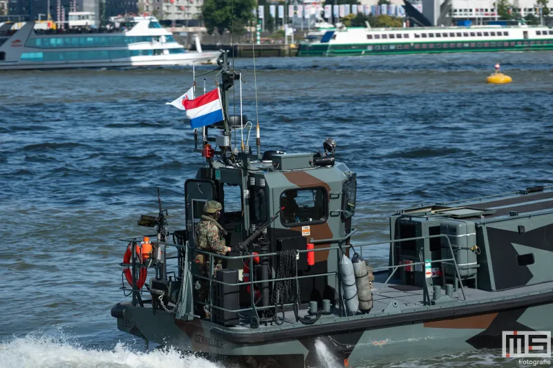 De mariniers tijdens de Wereldhavendagen Rotterdam 2023