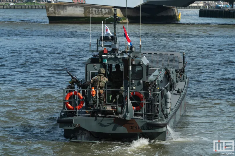 De mariniers tijdens de Wereldhavendagen Rotterdam