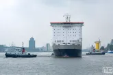 Het P&O Pride of Hull tijdens de Wereldhavendagen Rotterdam