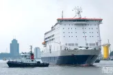 Het P&O Pride of Hull tijdens de Wereldhavendagen Rotterdam 2023