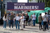 De bezoekers van het Mariniers gedeelte op de Wereldhavendagen Rotterdam 2023