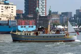 Het ss George Stephenson tijdens de Wereldhavendagen Rotterdam