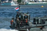 De mariniers tijdens de Wereldhavendagen Rotterdam 2023